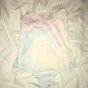 Tye Dye one piece from pacsun size small